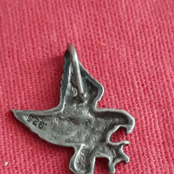 925 SILVER VINTAGE EAGLE CHARM - Picture 6 of 11